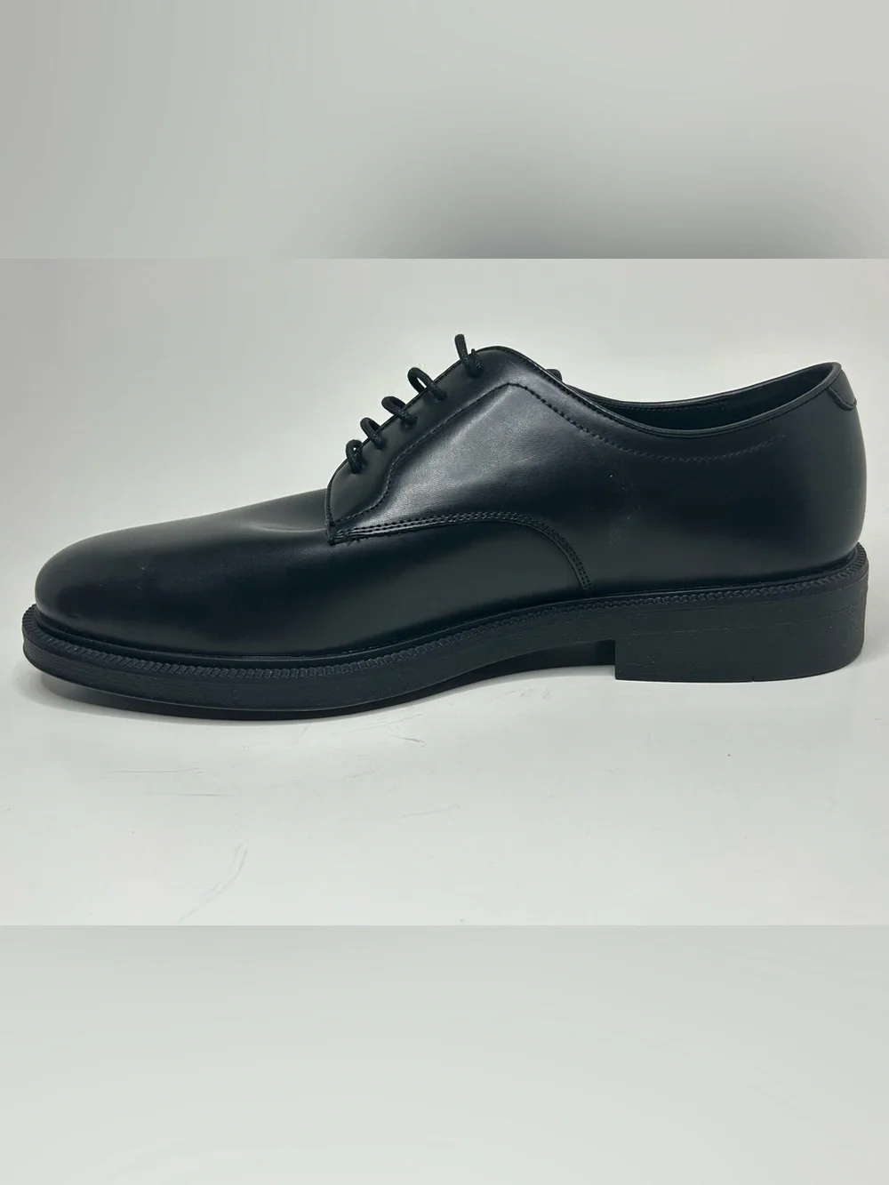 Zara Men’s Black Pointed Toe Derby Dress Shoe Size 11 (44) NWT